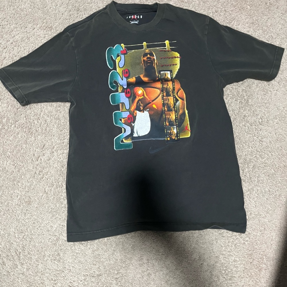 Jordan Black Graphic Men's T-Shirt